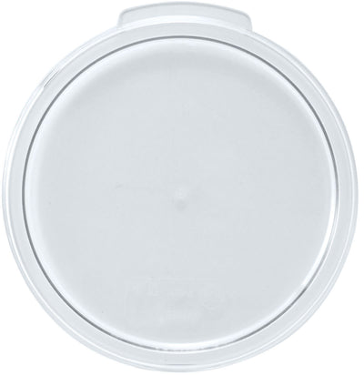 Winco PTRC-68C 9 Inch Translucent Round Cover for 6 to 8 Quart Containers