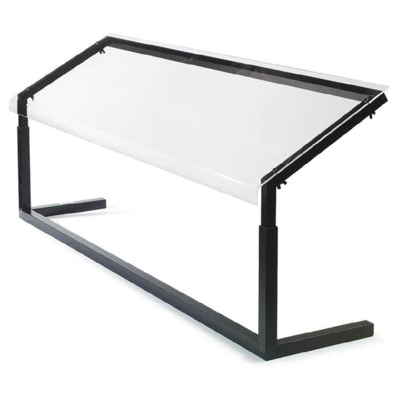 Carlisle 924803 48 Inch Portable Sneeze Guard Self-serve Aluminum Black