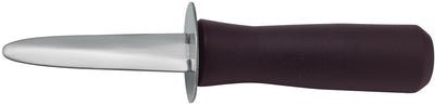 Winco KCL-5P 3 Inch Blade 6-3/4 Inch Overall Oyster Knife Plastic Handle Black