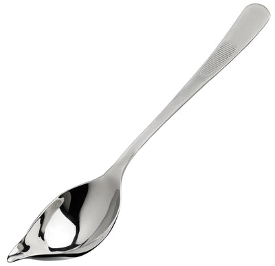 Winco SPS-TS8 8 Inch Saucier Plating Tool Tapered Spout Stainless Steel with Satin Finish