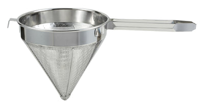 Winco CCS-12C 12 Inch Coarse China Cap Strainer with Welded Handle Stainless Steel