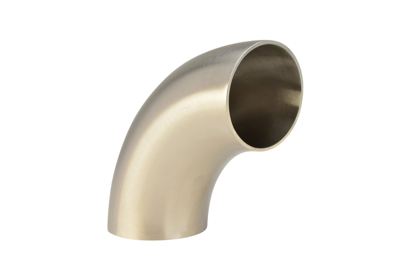 4" Butt-Weld Short 90 Elbow - Polished (2WCL) - T316L Stainless Steel - Wayland Industries - W62WCL-4-7