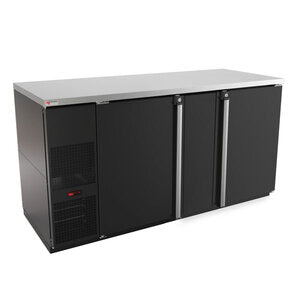 Micro Matic MBB68-E 69 Inch Refrigerated Back Bar Cabinet with Two Sections