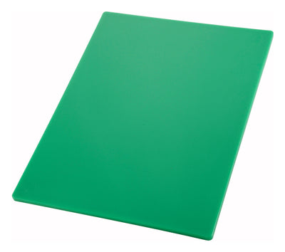 Winco CBGR-1218 12 Inch Cutting Board Green Polyethylene NSF Certified BPA Free