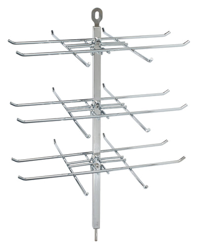 Winco EDM-2PR 10 Inch Pretzel Rack with Stainless Steel Construction
