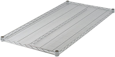 Winco VC-2460 60 Inch Wire Shelf includes 4 sleeve clips Chrome plated