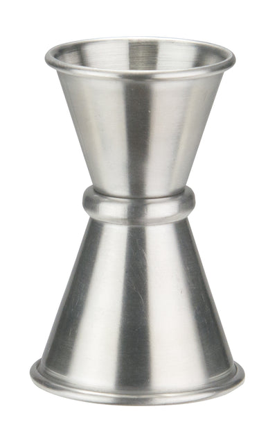 Winco J-6 1/2 Oz Rolled Rim Jigger Stainless Steel with Japanese Style