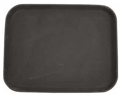 Winco TRH-1418 14 Inch Non-Skid Tray Brown Rubber-Lined Plastic