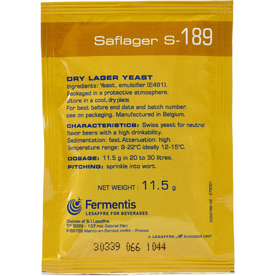 Fermentis | SafLager™ S-189 Lager | Dry Beer Yeast