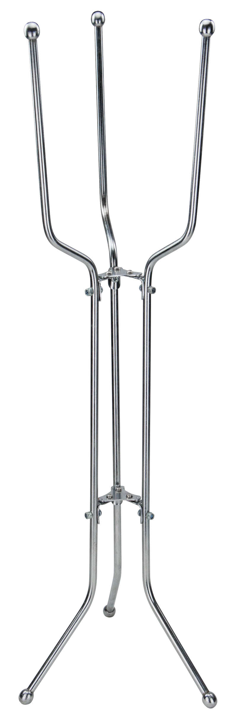 Winco Folding Stainless Steel Wine Bucket Stand - 24" Mirror Finish