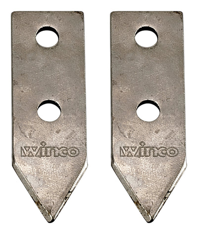 Winco CO-1B Replacement Blade Set Knife Parts Stainless Steel with 2 Pieces Included