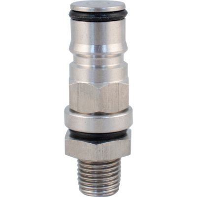 Beverage Out Ball Lock Keg Post with 1/4" Bulkhead Assembly - KL03162