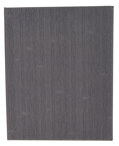 Winco LMS-814GY Legal Size Menu Cover Single Leather-like Gray with Corners