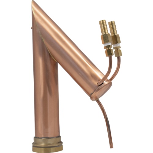 AlcoEngine Copper Pot Still Top w/ Barb Connections - KL16155