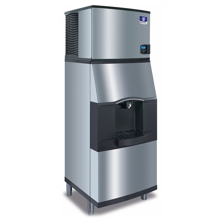 Manitowoc Indigo NXT IYP0500A/SPA312 Ice Dispenser — 516 lb/Day, Half Cube, Air Cooled, 180 lb Storage, 115V