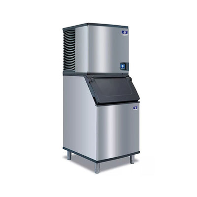Manitowoc RFP0320A/D420 370 lb/Day Flake Commercial Ice Machine & Ice Maker with Bin, Air Cooled, 383 lb Storage, 115V