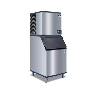 Manitowoc RFP0620A/D420 730 lb/Day Flake Commercial Ice Machine & Ice Maker with Bin, Air Cooled, 383 lb Storage, 115V