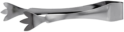 Winco IT-7 7 Inch Ice Tongs Three Prong Stainless Steel Satin Finish
