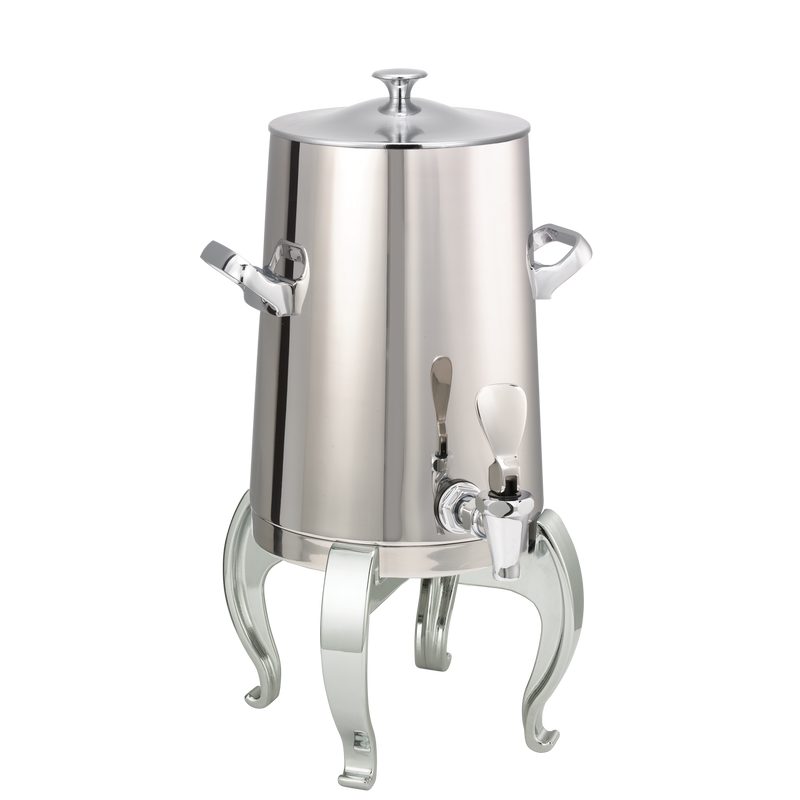 Flame Free™ Thermo-Urn™ 1.5-Gallon Vacuum Insulated Urn with Regal Legs and Classic Lid in Polished Stainless