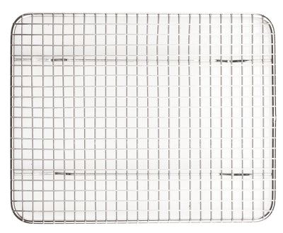 Winco PGWS-810 10 Inch Wire Pan Grate Rust-resistant with Raised Feet Stainless Steel