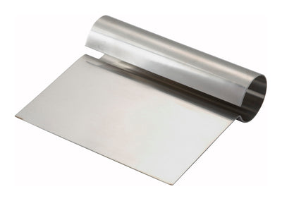 Winco DSC-1 5-1/4 Inch Stainless Steel Dough Scraper Steel Handle