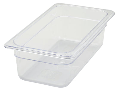 Winco SP7304 12 Inch Polycarbonate Food Pan NSF Dishwasher Safe