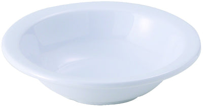 Winco MMB-13W 13 Oz Grapefruit Bowl Round White Melamine NSF Dishwasher Safe