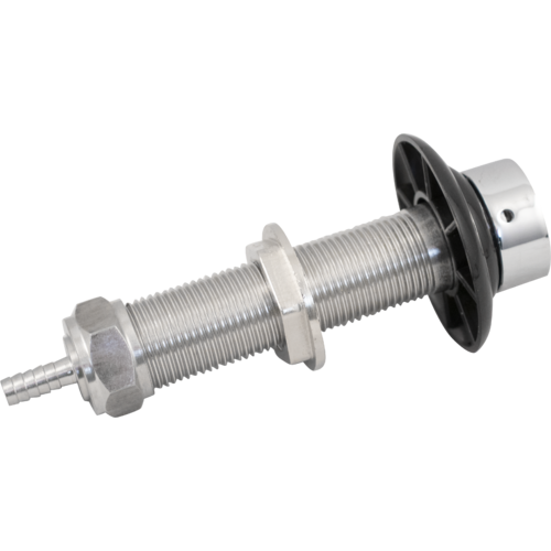 4" Long, 1/4" Barb Beer Faucet Shank Assembly