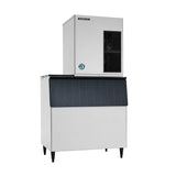 Hoshizaki F-1501MWJ/B-900SF/HS-2035 1624 lb/Day Flake Commercial Ice Machine & Ice Maker with Bin, Water Cooled, 900 lb Storage, 208/230V