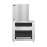 Hoshizaki KM-1100MWJ/B-1150SS 1073 lb/Day Crescent Cube Commercial Ice Machine & Ice Maker with Bin, Water Cooled, 1148 lb Storage, 208/230V