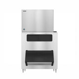 Hoshizaki KM-1900SWJ/B-1650SS 1880 lb/Day Crescent Cube Commercial Ice Machine & Ice Maker with Bin, Water Cooled, 1605 lb Storage, 208/230V