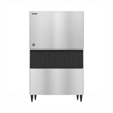 Hoshizaki KM-1900SWJ/B-800SF 1880 lb/Day Crescent Cube Commercial Ice Machine & Ice Maker with Bin, Water Cooled, 800 lb Storage, 208/230V