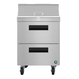 Hoshizaki SR27B-8D2 27" Commercial Prep Table, Steelheart Series, 115V