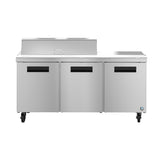 Hoshizaki SR72B-12 72" Commercial Prep Table, Steelheart Series, 115V