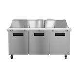 Hoshizaki SR72B-30M 72" Commercial Prep Table, Steelheart Series, 115V