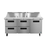 Hoshizaki SR72B-30MD4 72" Commercial Prep Table, Steelheart Series, 115V