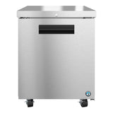 Hoshizaki UF27B-01 27" 1-Door Commercial Undercounter Freezer, Steelheart Series, 115V