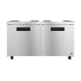 Hoshizaki UF60B-01 60" 2-Door Commercial Undercounter Freezer, Steelheart Series, 115V