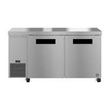 Hoshizaki ULR60B 60" 2-Door Commercial Undercounter Refrigerator, Steelheart Series, 115V