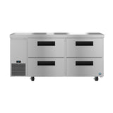 Hoshizaki ULR67B-D4 67" Commercial Undercounter Refrigerator, Steelheart Series, 115V