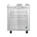 Hoshizaki UR27B-GLP01 27" 1-Door Commercial Undercounter Refrigerator, Steelheart Series, 115V