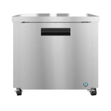 Hoshizaki UR36B 36" 1-Door Commercial Undercounter Refrigerator, Steelheart Series, 115V