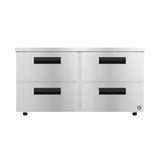 Hoshizaki UR60B-LPD4 60" Commercial Undercounter Refrigerator, Steelheart, 115V