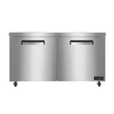 Hoshizaki VUF60A 59.75" 2-Door Commercial Undercounter Freezer, Valiance®, 115V
