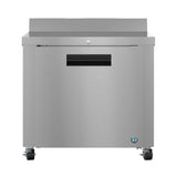 Hoshizaki WR36B-01 36" 1-Door Commercial Worktop Refrigerator, Steelheart Series, 115V