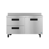 Hoshizaki WR60B-D2 60" 1-Door Commercial Worktop Refrigerator, Steelheart Series, 115V