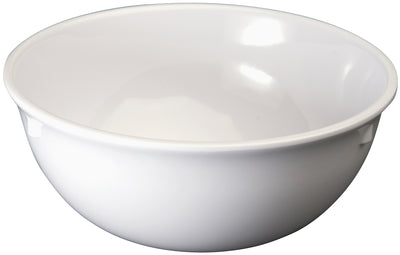 Winco MMB-15W 15 Oz. Round Nappie Bowl Dishwasher Safe Melamine White