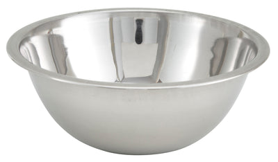 Winco MXB-400Q 4 Quart Economy Mixing Bowl - Stainless Steel 10-5/8 Inch Diameter