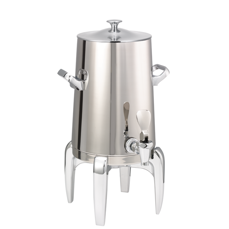 Flame Free™ Thermo-Urn™ 1.5-Gallon Vacuum Insulated Urn with Modern Legs and Classic Lid in Polished Stainless