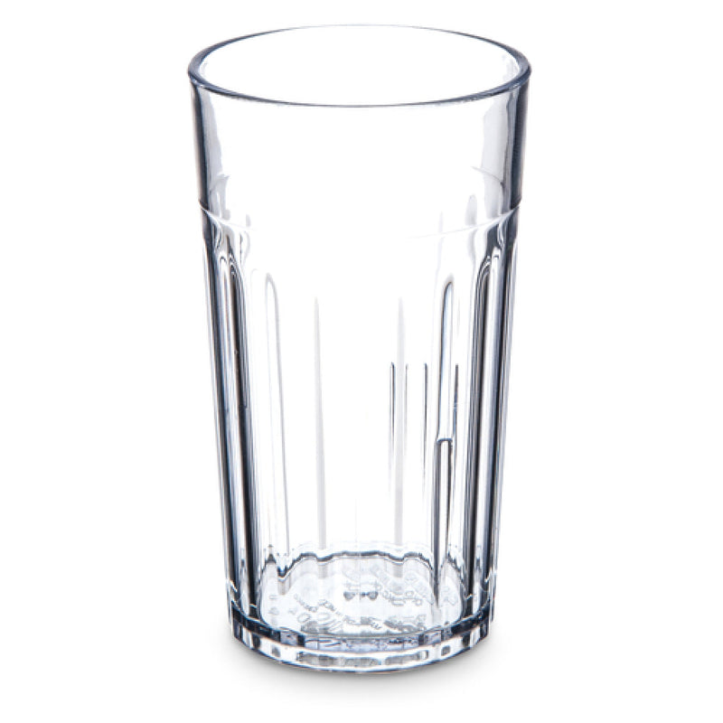Carlisle 110407 4 Oz Fluted Tumbler SAN Clear Dishwasher Safe BPA Free
